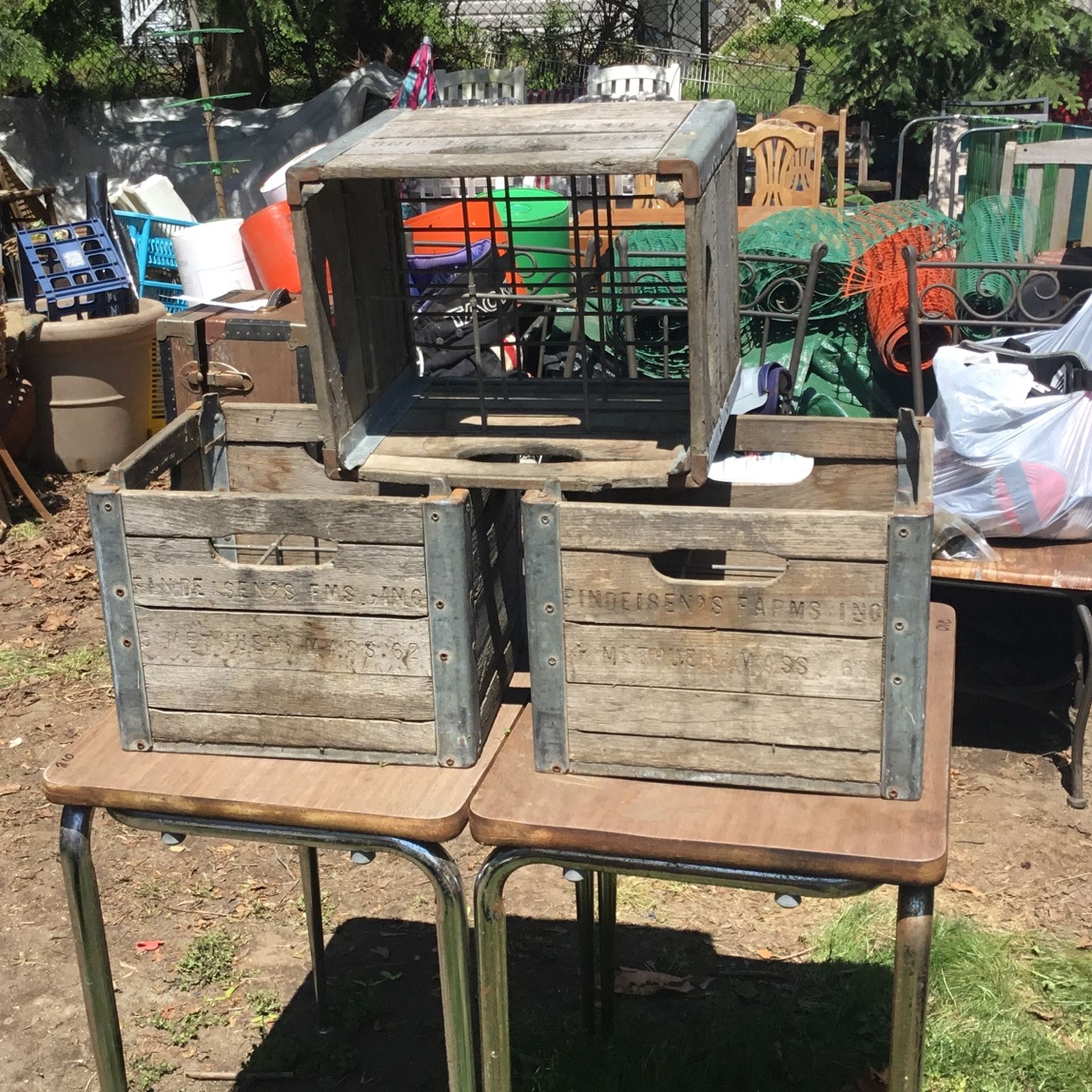 Vintage Milk Crates