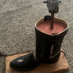 Cowboy Boot Lamp 