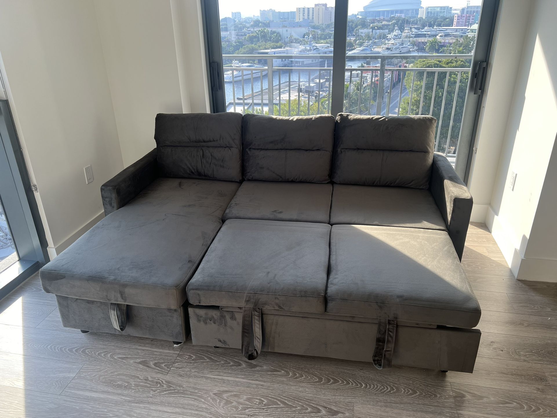 Reversible Sectional Sofa Bed Sleeper