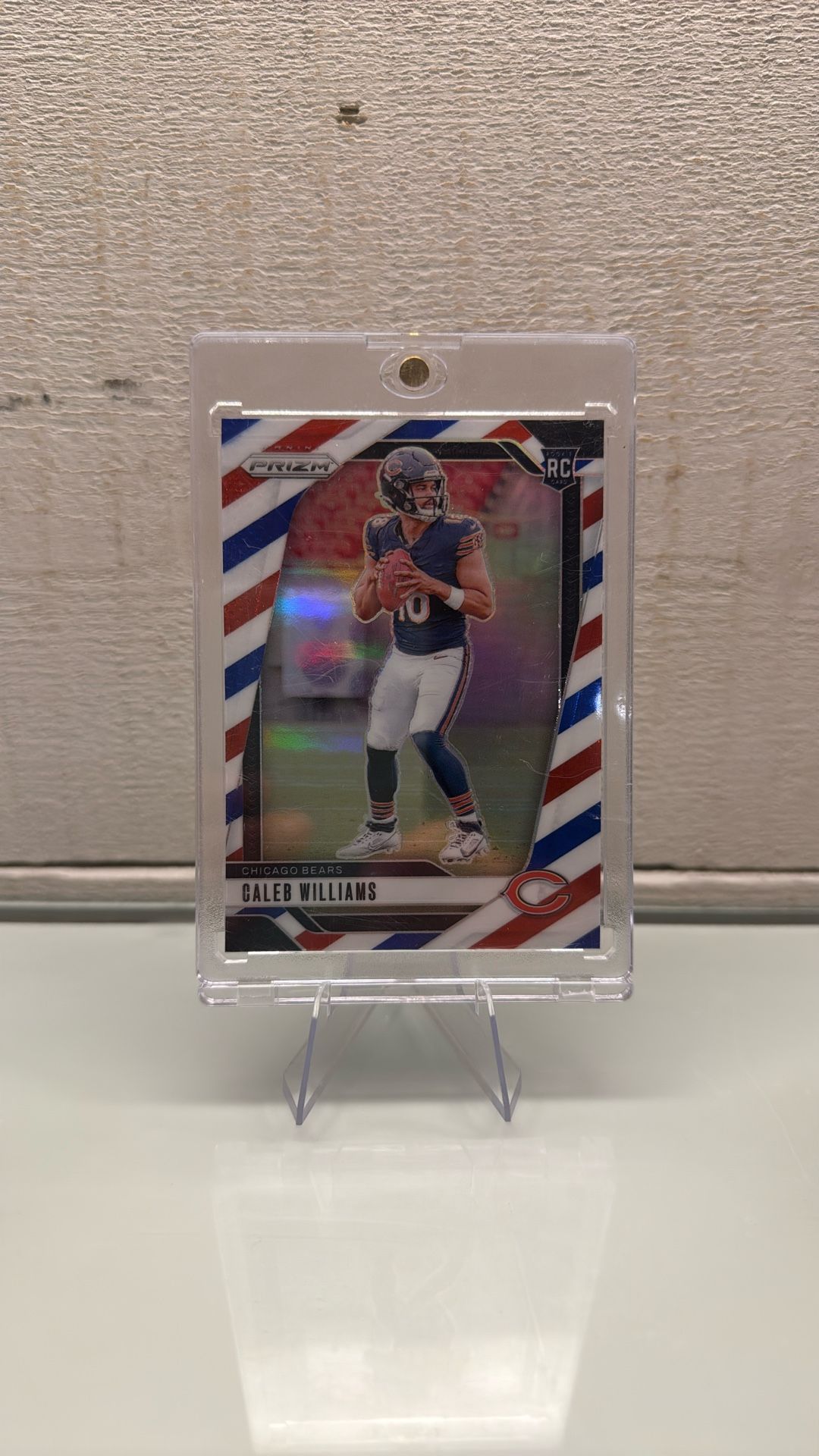 Caleb Williams Red White And Blue Panini Prizm Rc