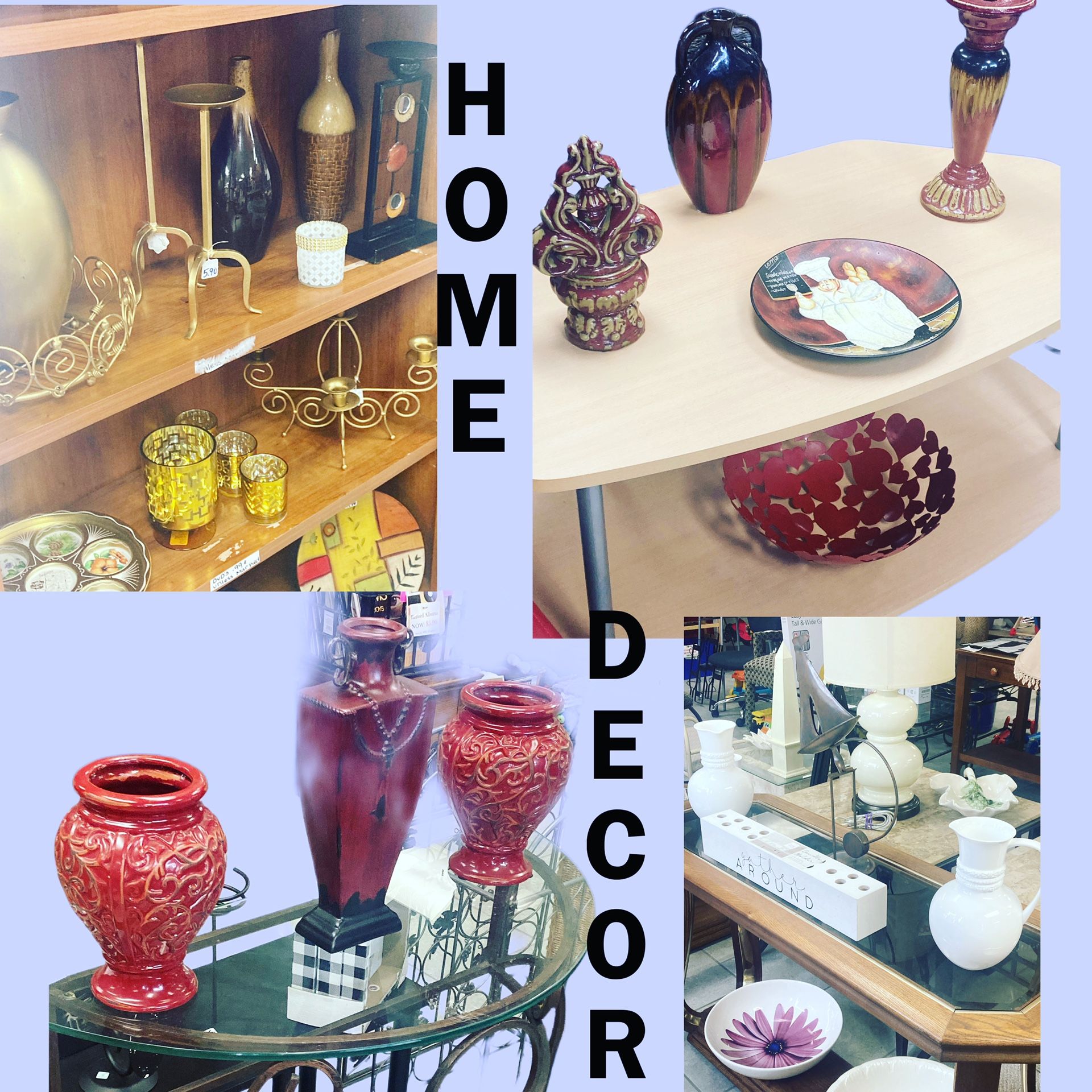 Home Decor, Vases And Glassware