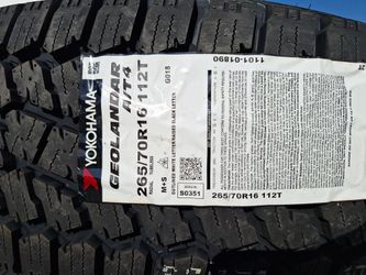 265/70/16 YOKOHAMA GEOLANDAR A/T4 - WOWZERZ WHAT A STEAL OF A DEAL