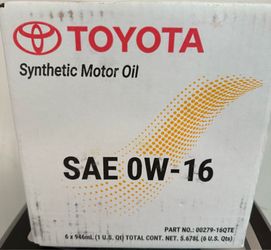 Toyota 0w-16 synthetic oil