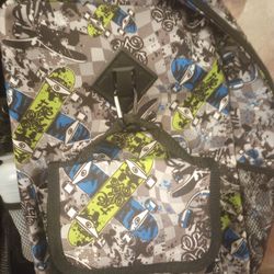 Kcldeci Boys Backpack, New W/ Lunch Pale &Pencil Case