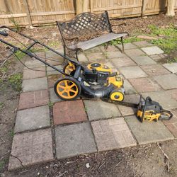 Mower And Chainsaw 