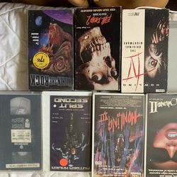 Horror vhs collection