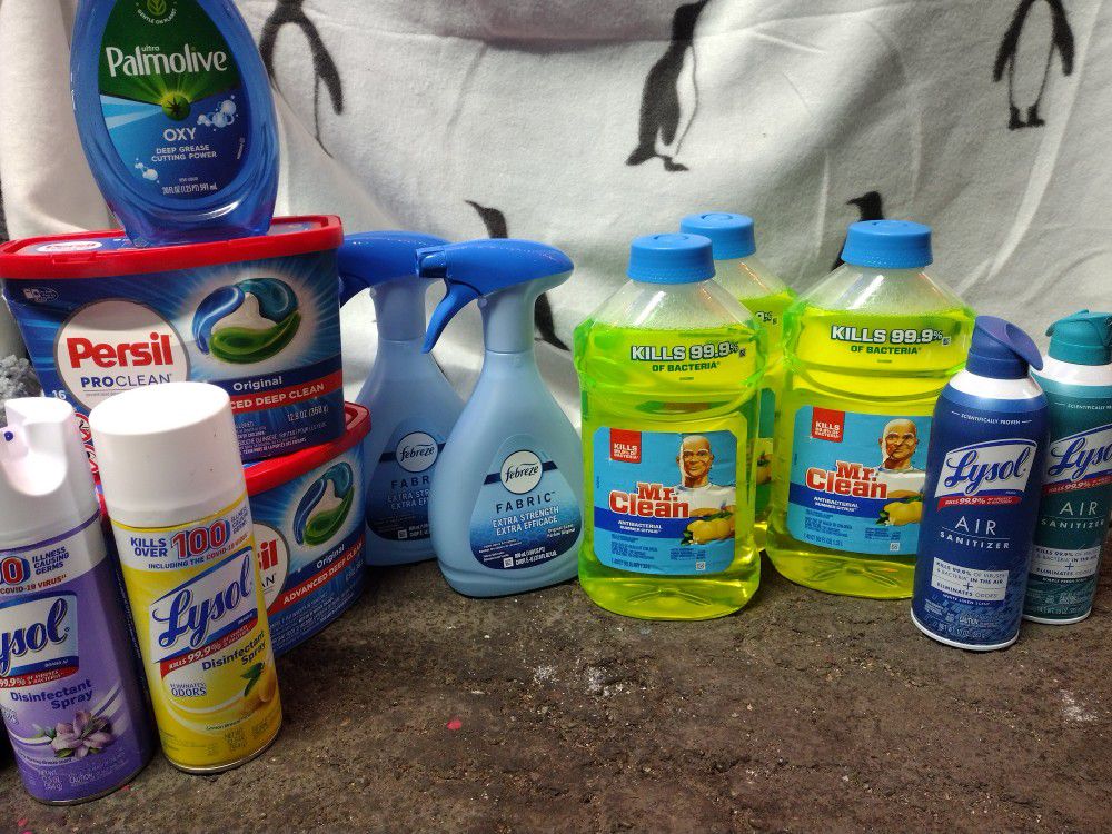 Cleaning Supplies Household Items 