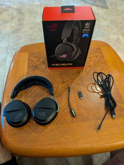 ASUS ROG Pelta Wireless Gaming Headset Black Bluetooth USB-C 3.5mm Boom Mic