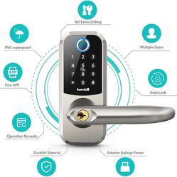 Smart Fingerprint Door Lock with Handle
