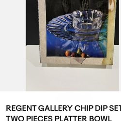 Vintage Chip N Dip Set By Regent Gallery