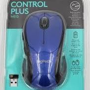 Logitech M510 Wireless Computer Mouse – Comfortable Shape with USB Unifying Receiver, with Back/Forward Buttons and Side-to-Side Scrolling, Blue