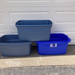 *$7 EACH* Storage Bins No Lid 30 Gallon 35” x 20 3/8” x 17”H | Storage Box | Storage Tote ⬇️⬇️