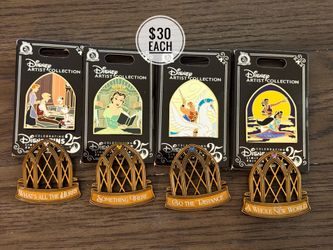 Disney Artist Collection Window Pin Series