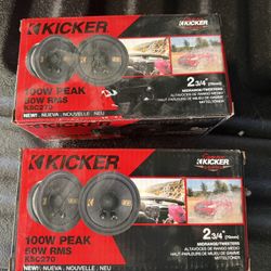 Kicker Ksc270 2 3/4 Midrange Tweeters $40 Per Pair