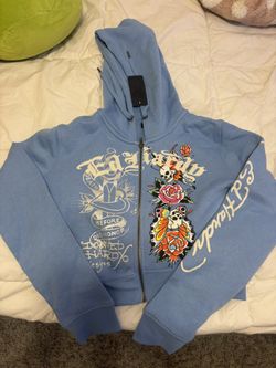 Blue Ed Hardy Jacket