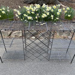 Wrought Iron Wine Rack