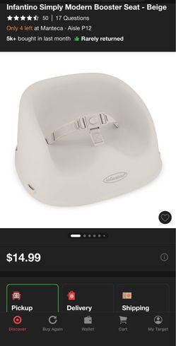 Infantino Simply Modern Booster Seat