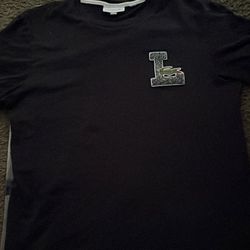 Badge Crew Neck Thick Cotton Lacoste T-shirt