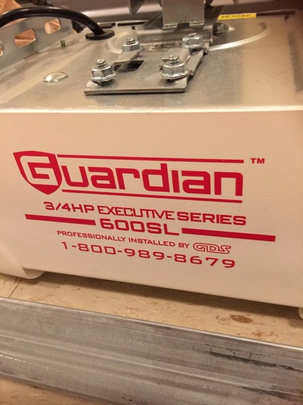 Guardian 600sl executive series garage door opener