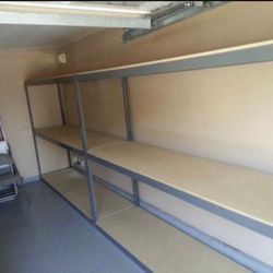Garage Shelving 96 in W x 24 in D New Industrial Boltless Storage Racks Stronger Than Home Depot Lowes And Costco Delivery & Assembly Available