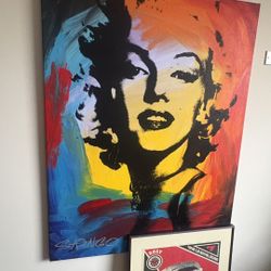Marilyn Monroe Rare Painting