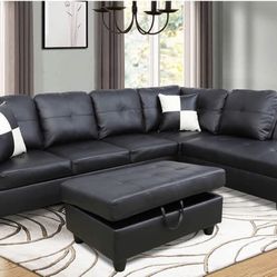 New Sectional And Ottoman 