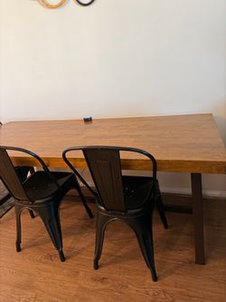 Wood table