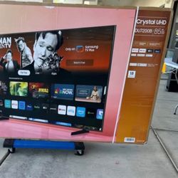 85 Samsung Tv Smart 4k Hdtv 6 Month Warranty $55 Down On Finacing Free Delivery 
