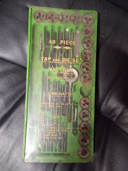 40pc tap and die set