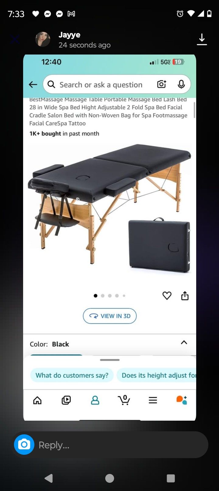 Massage Tattoo Table