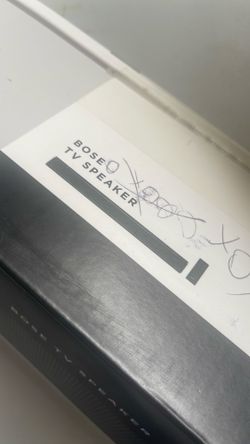 New Bose TV Speaker