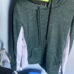 Straight Faded" hoodie in size Medium