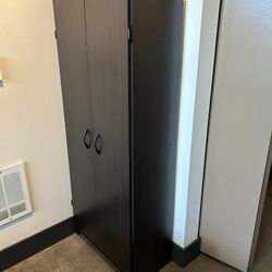 Tall pantry cabinet storage shelves closet