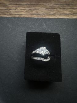 Moissanite Platineve Ring With Band 2.53ctw