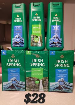 Irish spring  men's body wash