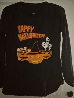 Happy Halloween Long Sleeve Graphic Shirt
