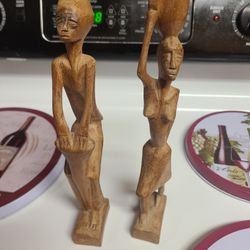 African Tribal Wood Statues
