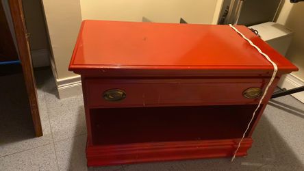 TV Red Cabinet