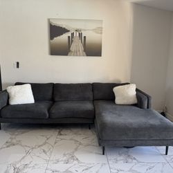 Living Spaces Sectional Sofa Couch Sala 