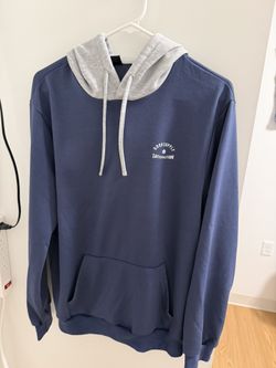 Navy And Grey Hoodie