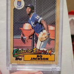 1987 Topps Bo Jackson MLB Baseball Card Future Star Royals #170 - Rookie Card - Mint Condition

