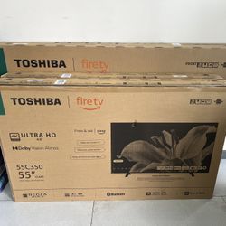 Toshiba 55” 4K Fire TV! Finance for $50 Down Payment!!