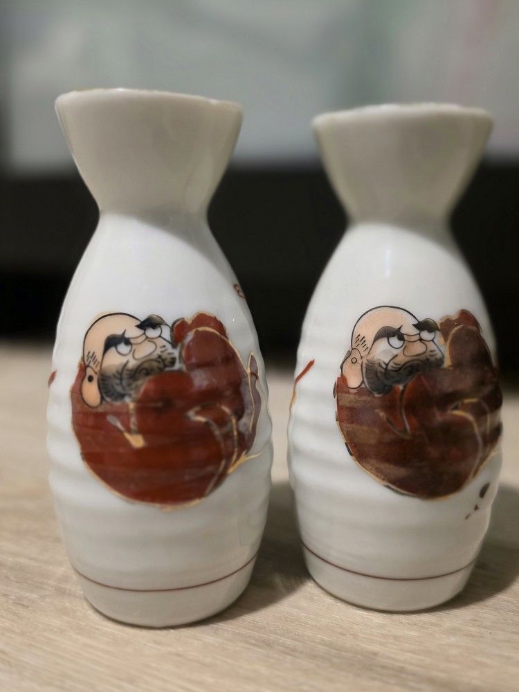 Vintage Japanese Ceramic Sake Set