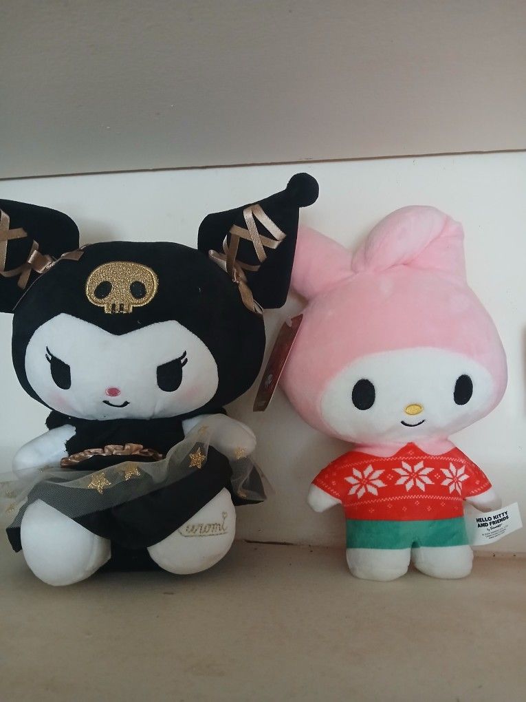 Kuromi N Melody Plushes