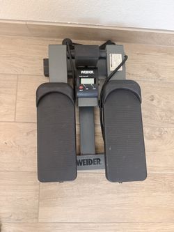 Weider Mini Stepper W/ Resistance Bands Digital Display Exercise Machine
