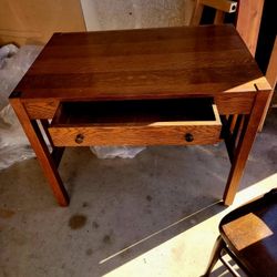 Antique Desk and Chair 