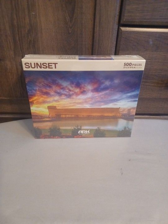 New! Ark Encounter Sunset 500 Piece Puzzle