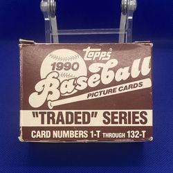 1990 Topps Traded Baseball Set (Unsealed)