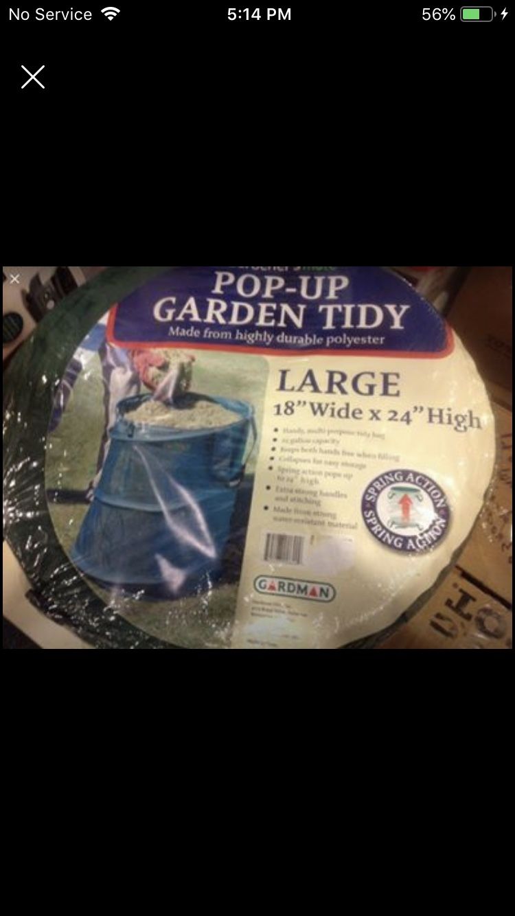 Reusable Collapsible Trash/ Leaf Bags! Have 2