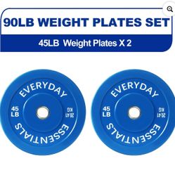 90 Lb weight Set